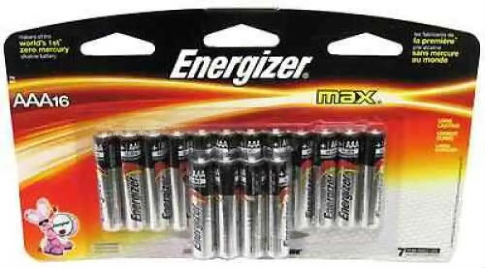 Energizer Premium Max Batteries Aaa (per 16) E92lp-16