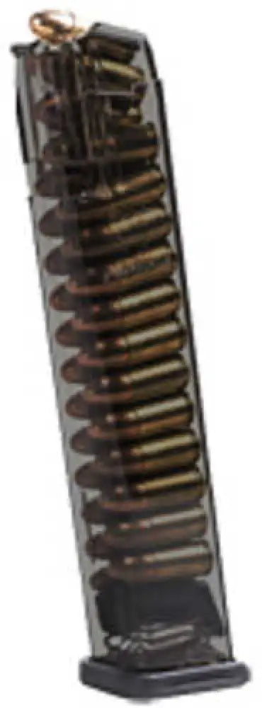 Ets Group Smkglk9170 Pistol Mags Competition Legal 27rd Extended 9mm Compatible w Glock Gen1-5 Smoke Polymer