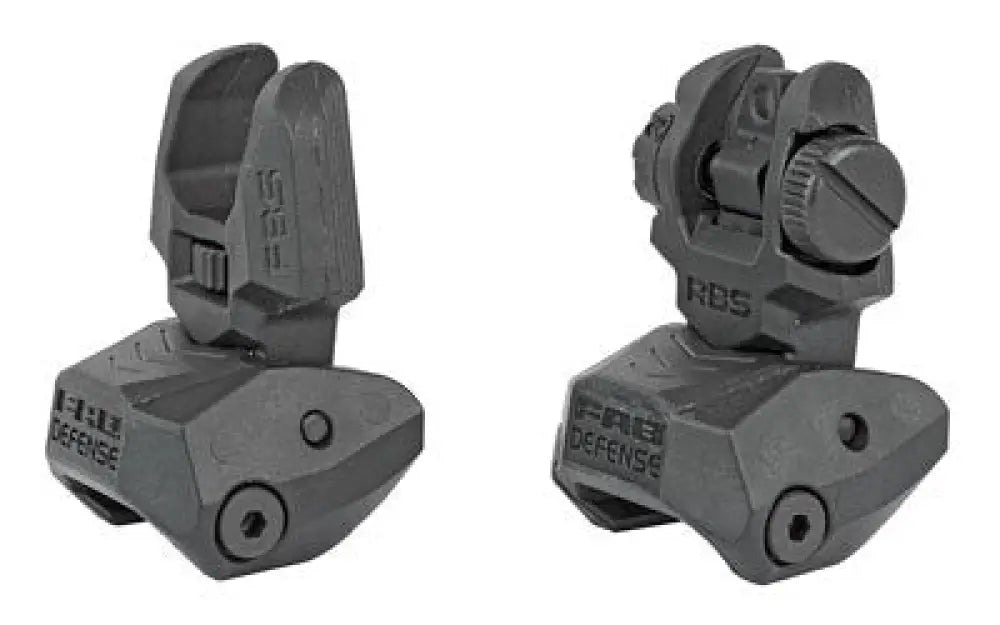 Fab Def Poly Flip-up Sight Set Black Buy at Faith and Freedom Outdoors - Long Gun Sights - Sight