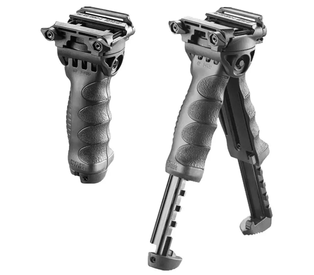 Fab Defense Bipods Mako Group Tactical Pivoting Qr Vertical Foregrips with Integrated Adjustable Bipod Buy at Faith