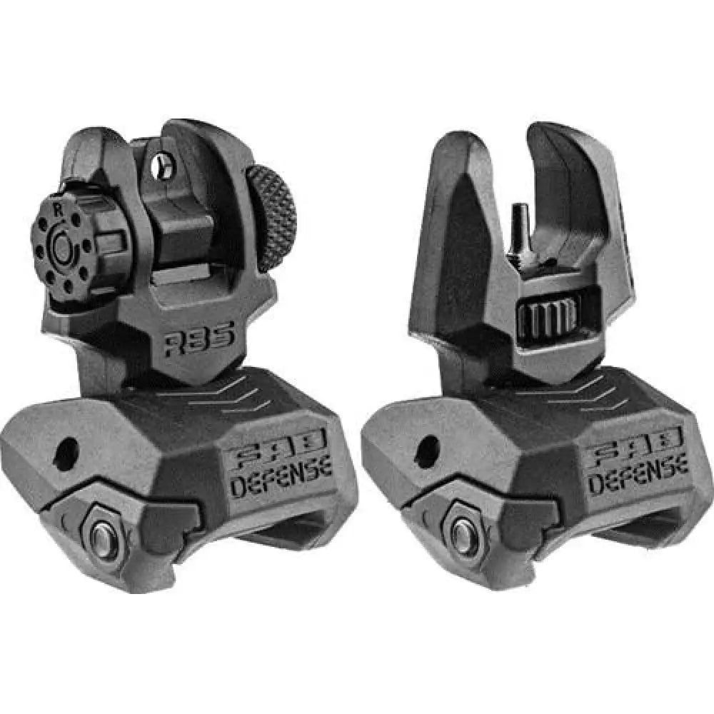 Fab Defense Rifle Sights Fab Defense Ar Flip-up Front and Rear Black Buy at Faith and Freedom Outdoors