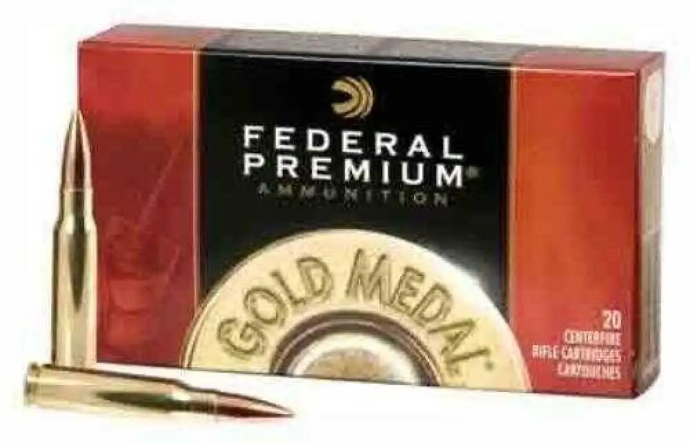 Federal 338 Lapua Magnum 300 Grain Sierra Matchking Ammo 20 Rounds - Hollow Point - Rifle
