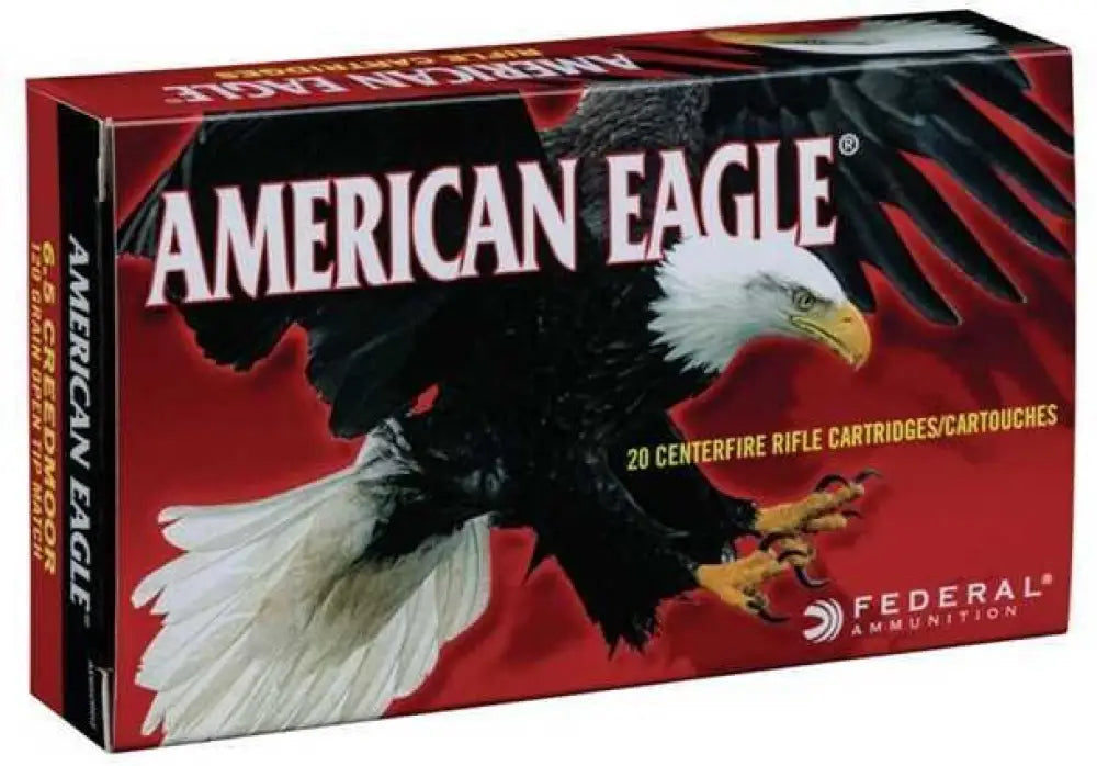 Federal 6.5 Creedmoor 120gr Open Tip Match Ammo 20 Rounds - 120 Grain / Hollow Point - Rifle