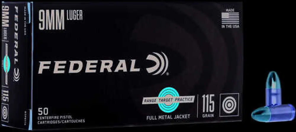 Federal Cartridge 9mm Luger Metal Jacket Powerhouse - Rtp9115