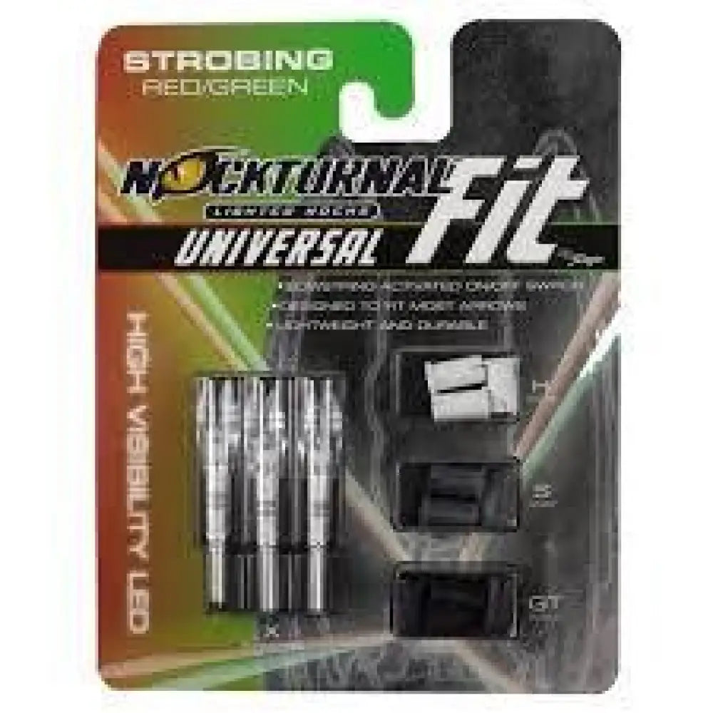 Feradyne Outdoors Arrow Components|archery Accessories Nockturnal Universal Lighted Nocks Size Strobing Red & Green Buy