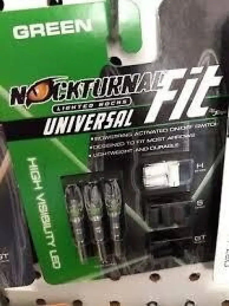 Feradyne Outdoors Arrow Components|archery Accessories Nocturnal Universal Lighted Nocks Size Green Buy at Faith