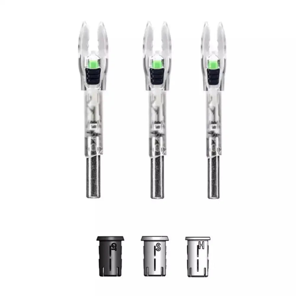 Feradyne Outdoors Broadheads Field & Specialty Points Nockturnal Shift Universal Green Lighted Nocks 3/pk Buy at Faith
