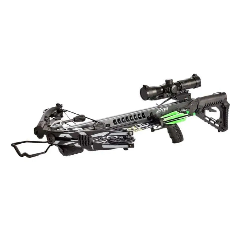 Feradyne Outdoors Crossbows Carbon Express Axe 400 Crossbow with Scope Quiver & Piledriver Crossbolts Buy at Faith