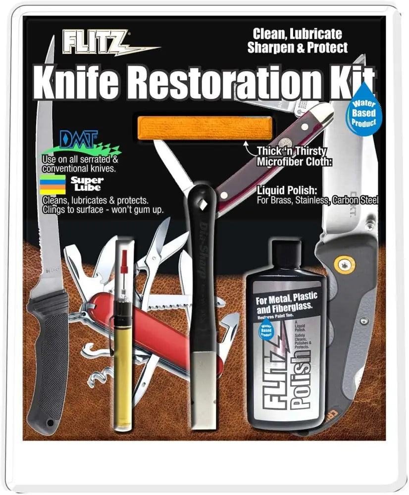 Flitz Knives & Edged Tools Knife Restoration Kit Buy at Faith and Freedom Outdoors