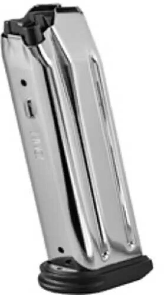 Fn America Magazine 10mm 10 Rounds Fits 510 Nickel Coated Steel Silver with Black Base 20-100733