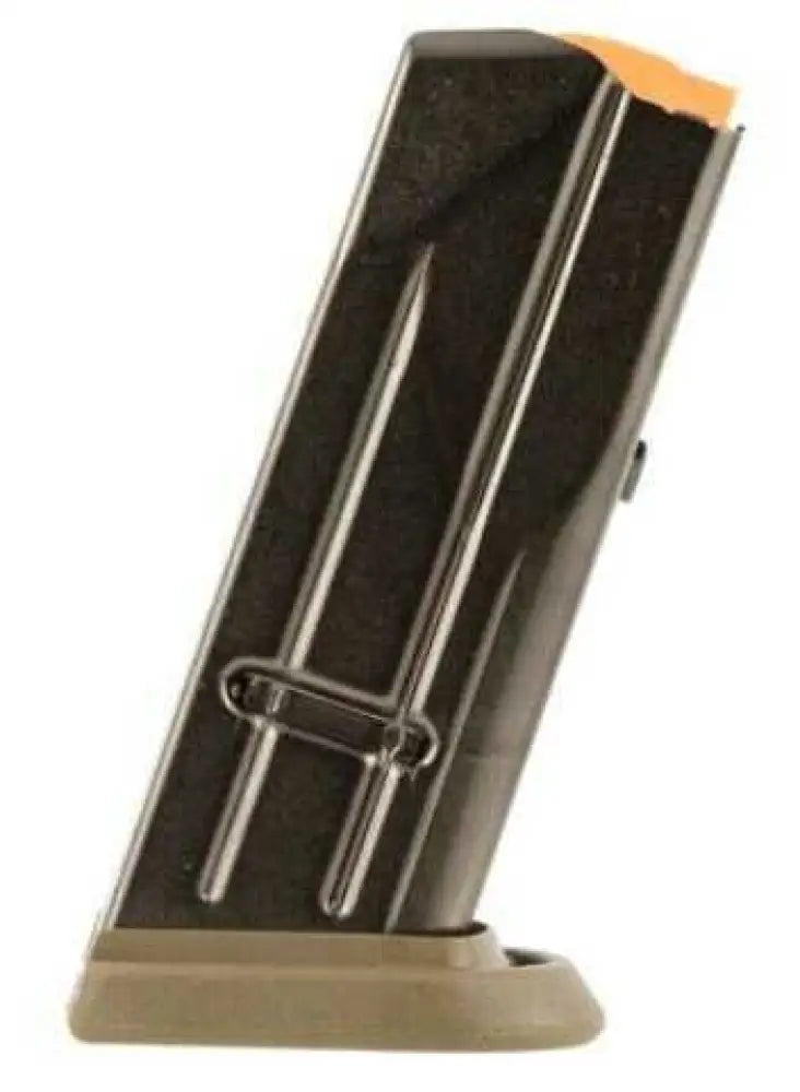 Fn Fns-9c Compact 10 Round Magazine 9mm Luger Fde Polymer Base Plate Stainless Black Finish - 20100063
