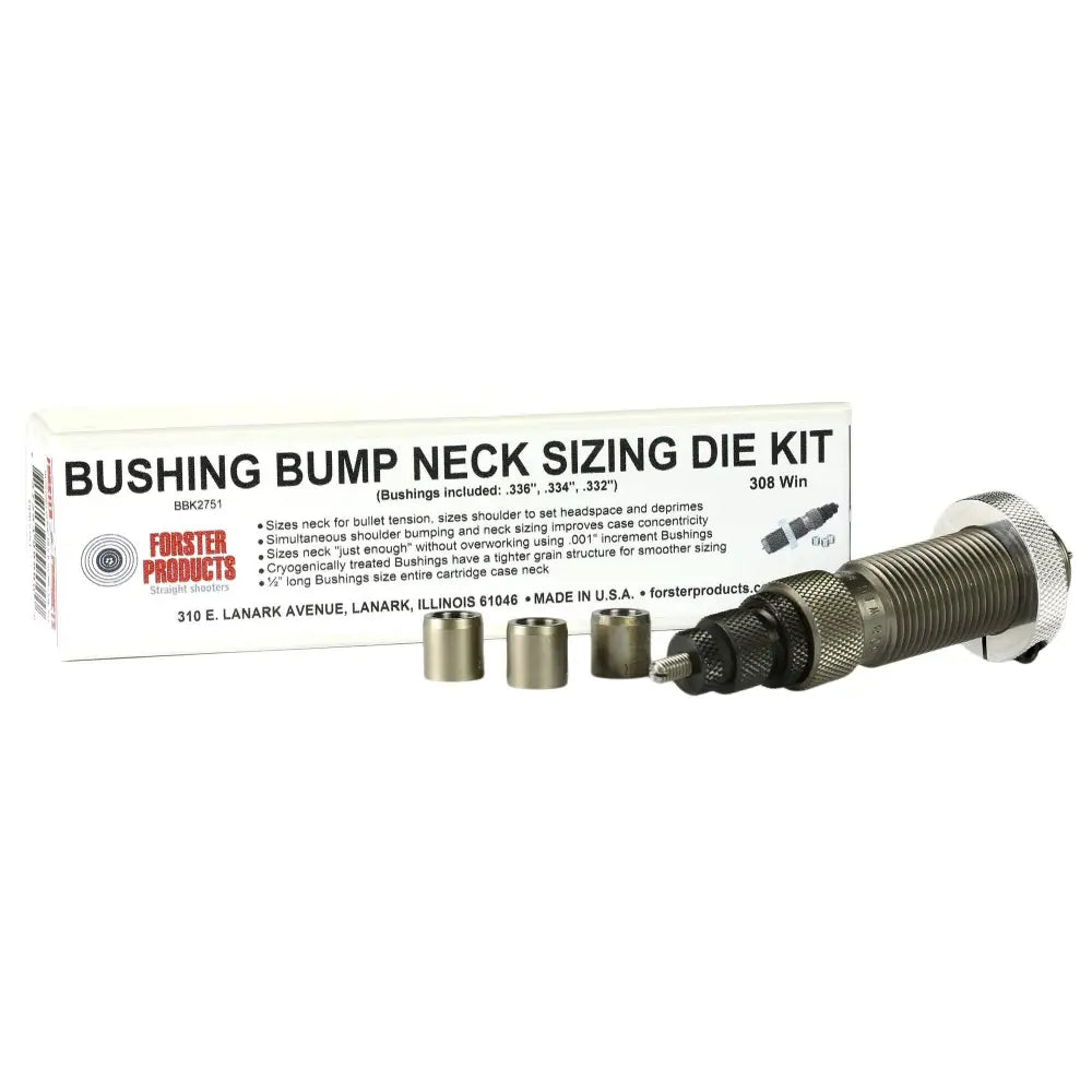 Forster Products Rifle Dies Bushing Bump Kit 6 Creedmoor Buy at Faith and Freedom Outdoors
