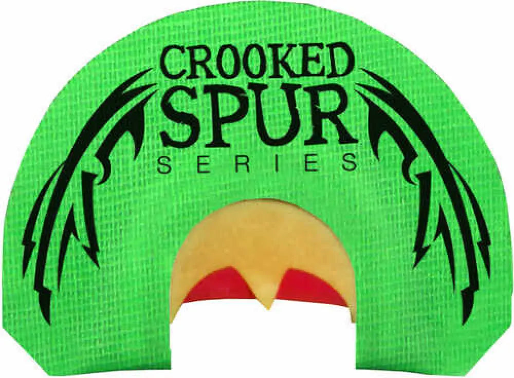 Foxpro Crooked Spur Back Wing Green Turkey Three Reed Diaphragm Call - Csmouthbackwing