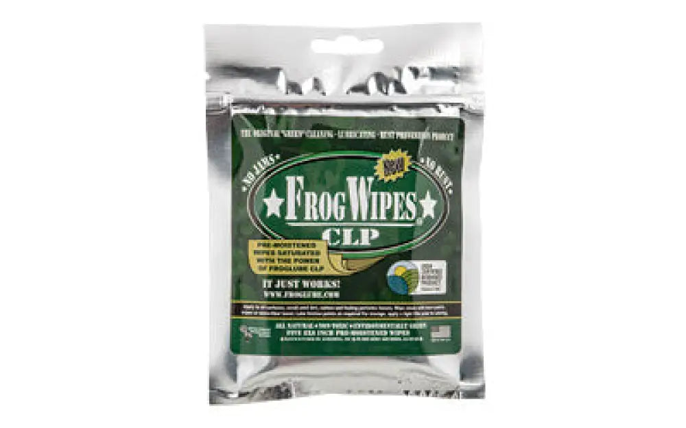 Froglube Clp Frogwipes Buy at Faith and Freedom Outdoors - Solvents & Lubricants - Wipes