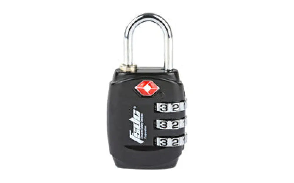 Fsdc 3-dial Tsa Combo Shackle Lock Buy at Faith and Freedom Outdoors - Gun Locks - Lock