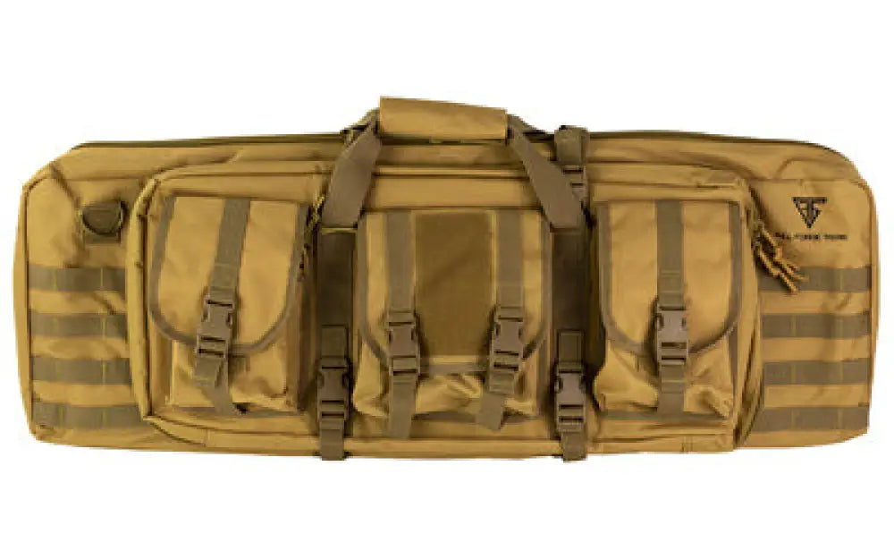 Full Forge Torrent Dbl Rfl Case Tan Buy at Faith and Freedom Outdoors - Rifle Cases - Case
