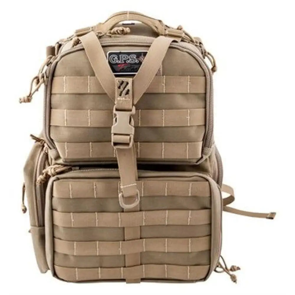 G-outdoors Backpacks|packs & Bags Gps Tactical Range Backpack Holds 3 Handguns Tan Buy at Faith and Freedom Outdoors