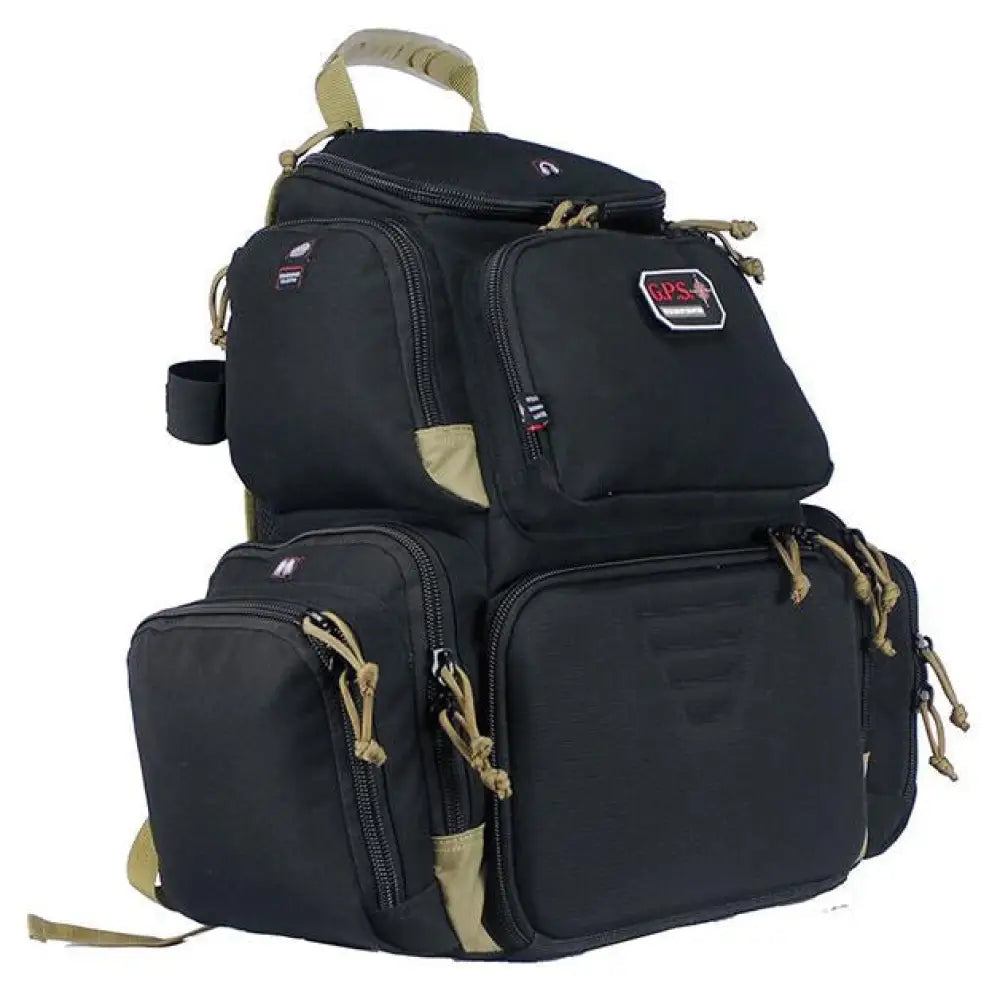 G-outdoors Backpacks|packs & Bags Handgunner Backpack with 4 Handgun Cradle-black/tan Buy at Faith and Freedom Outdoors