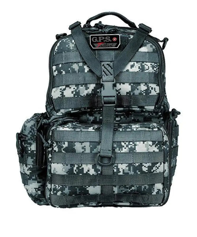 G-outdoors Backpacks|packs & Bags Tactical Range Backpack 3 Handguns Capacity -gray Digital Buy at Faith and Freedom