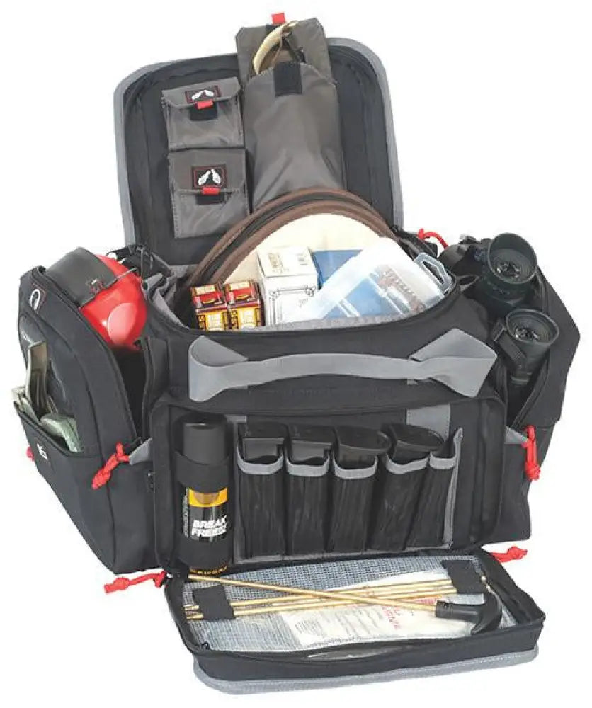 G-outdoors Dry Bags|bags & Duffels|shooting|range Bags Medium Range Bag with Lift Ports 2 Ammo Dump Cups-black Buy