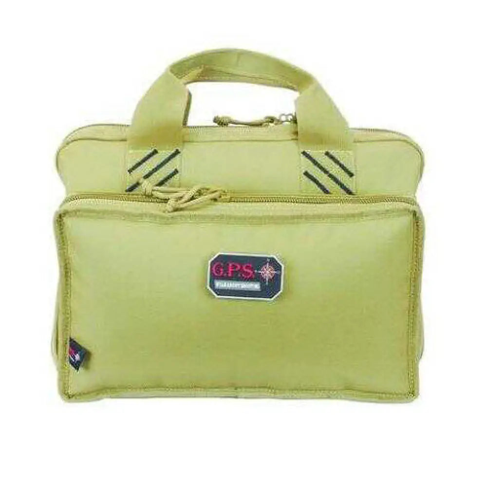 G*outdoors Gps-1310pct Quad Pistol Range Bag 4 Handguns Tan - Gps-1310pct