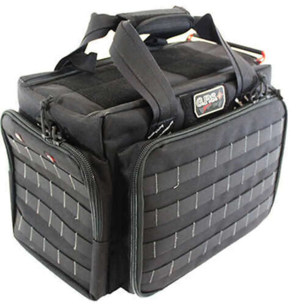 G*outdoors Gps-t1714lrb Tactical Range Bag Black 1000d Nylon Teflon Coating 5 Handguns