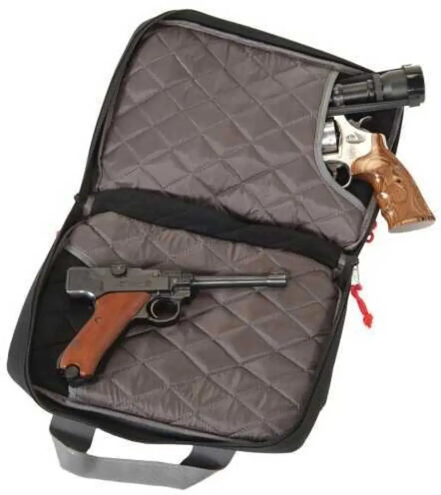 G Outdoors Inc. Quad Pistol Case with Quilted Tricot Lining Nylon Digital Camo 1310pcdc