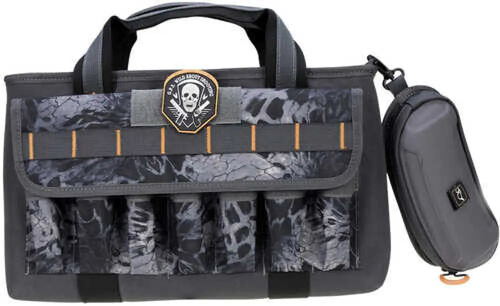 G*outdoors Quad Pistol Range Bag with Mag Storage 4 Handguns Tan - Gps-1409pcpm