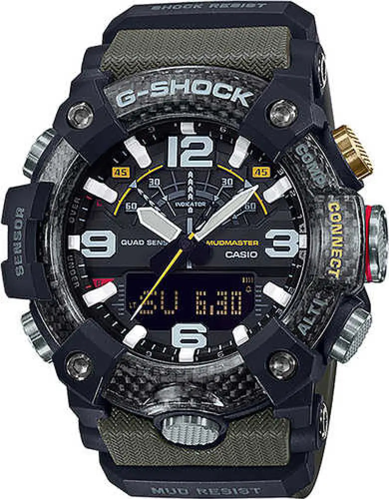G-shock Casio Mudmaster Watch Green - Ggb1001a3