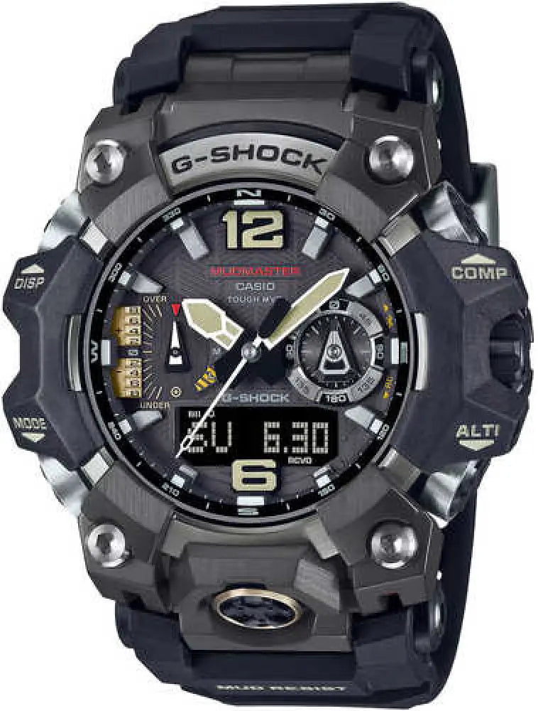 G-shock Mudmaster Watch Black Compatible W/ Casio Watches App - Gwgb10001acr
