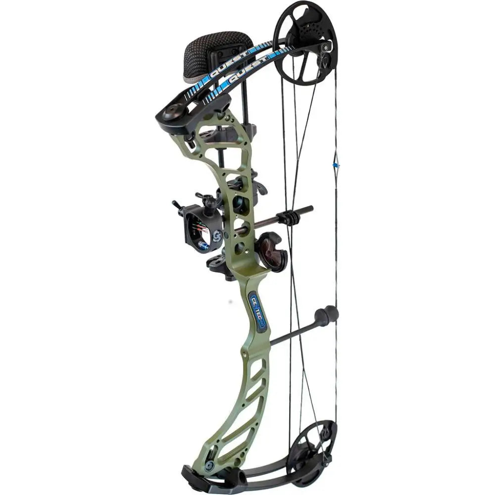 G5 Outdoors Compound Bows Quest Centec Youth Bow Package Right Hand 29/70 25 - 31 Army Green/black Buy at Faith