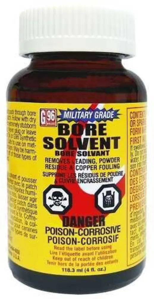 G96 Military Grade Bore Solvent Cleaner 4 Oz 1107