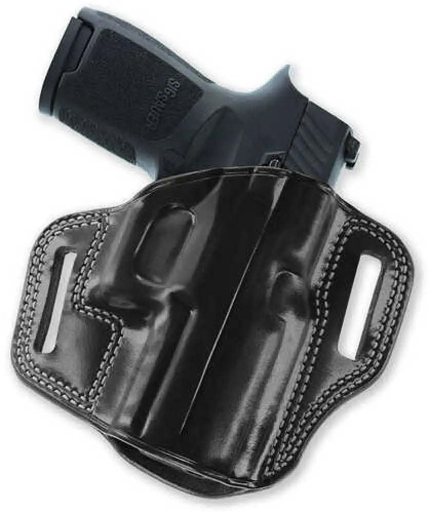 Galco Combat Master for Glock 43 Belt Holster Leather Right Hand Black Cm800b