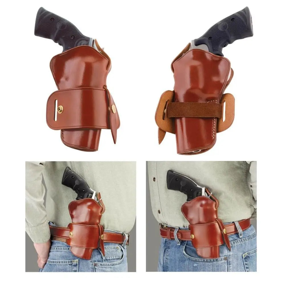 Galco Gun Holsters Wheelgunner Belt Holster S&w n Frame 29/629 4’’ Tan Ambidextrous Buy at Faith and Freedom Outdoors
