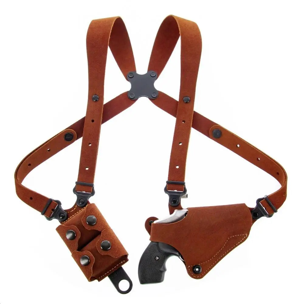 Galco Gun & Magazine Combo Holsters Classic Lite 2.0 Shoulder System Holster for Kimber 1911 with 5’’ Barrel Natural