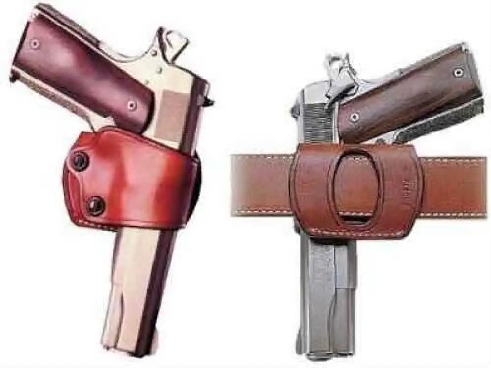 Galco Gunleather Black Belt Slide Holster with Open Muzzle for 1911 Style Auto 5’’ Barrel Md: Yaq212b