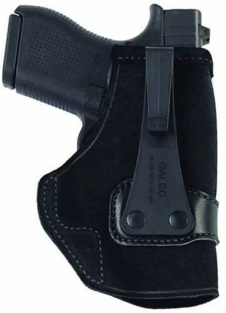 Galco Gunleather Tuck-n-go Inside the Pant Holster 3.3 Inch Barrel for Glock 43 Steerhide Center Cut Black Md: - Tuc800b