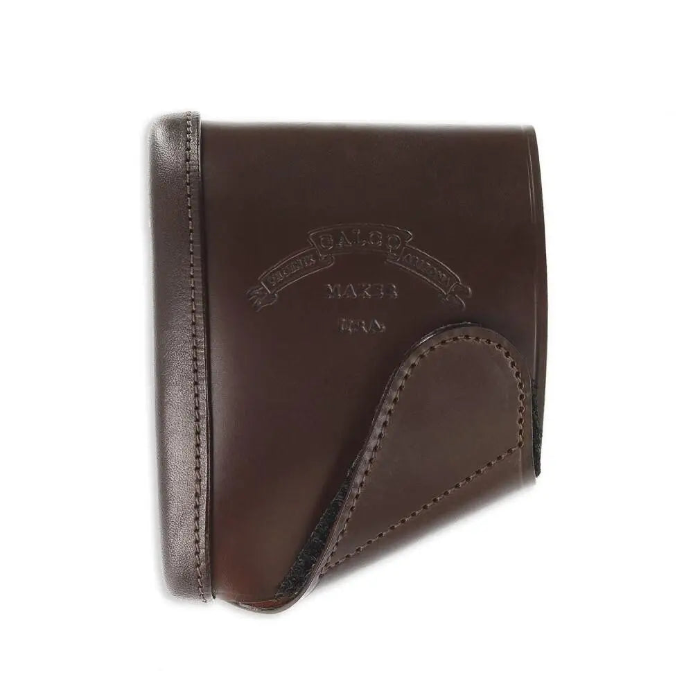 Galco Recoil Pads Leather Slip on Pad Dark Havana Brown Ambi Small Buy at Faith and Freedom Outdoors