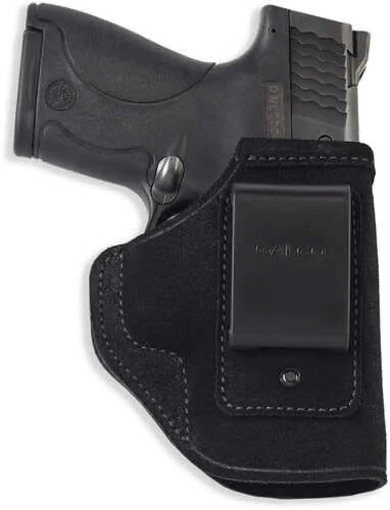Galco Sto858b Stow-n-go Iwb Black Leather Belt Clip Fits S&w M&p 380ez Right Hand - Sto858b