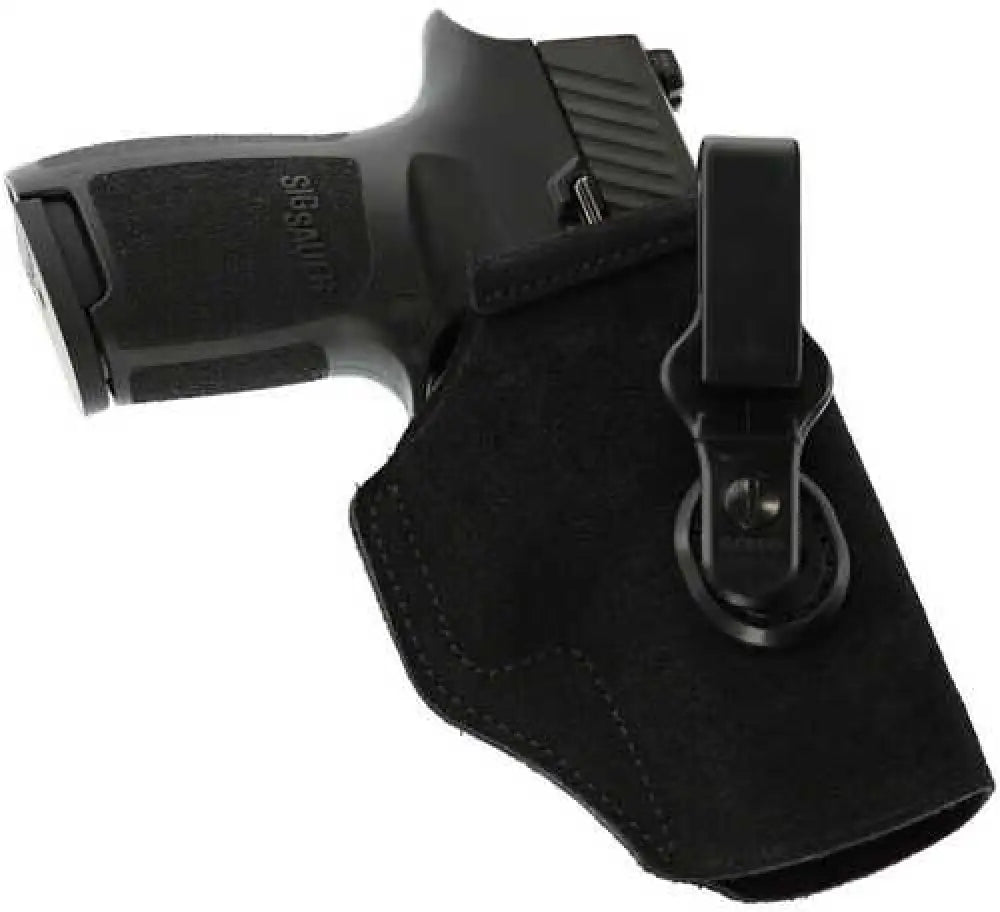 Galco Tuc854b Tuck-n-go 2.0 Iwb Black Leather Uniclip/stealth Clip Fits Hk Vp9 Ambidextrous Hand - Tuc854b