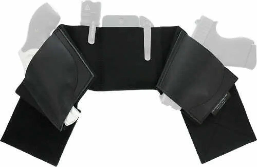 Galco Underwrap Black Belly Band 2 Leather Holsters Med 36-40 - Uwbkmed2