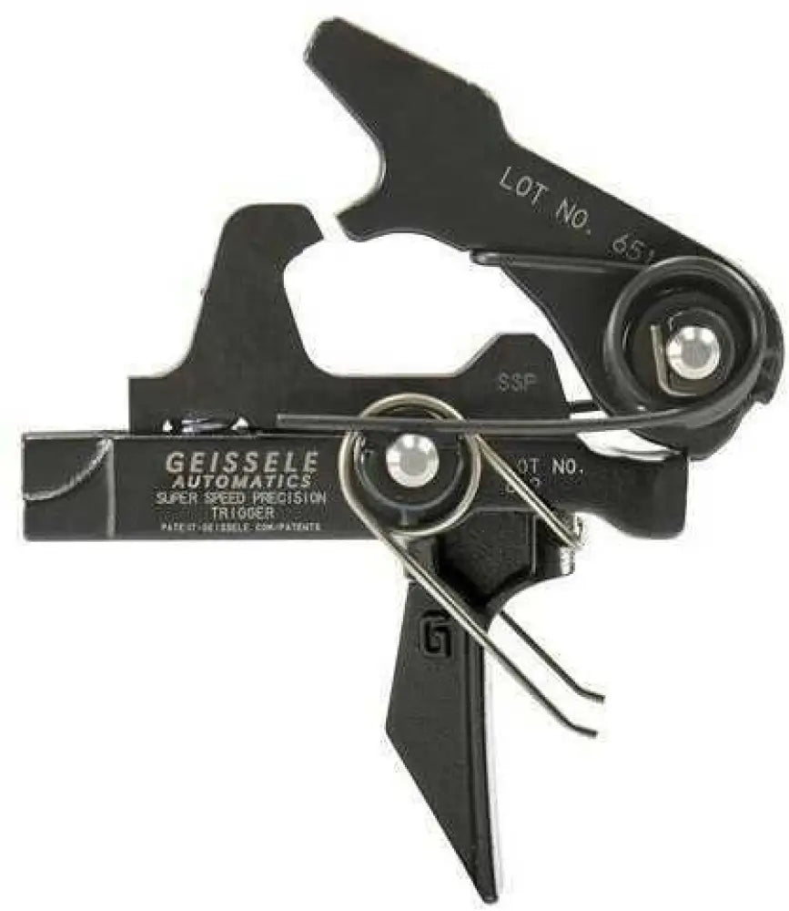 Geissele Automatics Ar-15/ar-10 Single-stage (ssp) Trigger Flat Bow.154 Pin 3.5 Lb Pull Steel Black Oxide - 05-483