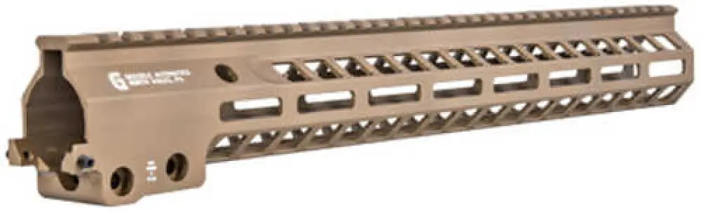 Geissele Automatics Mk14 Super Modular Rail 15’’ Mlok Desert Dirt Color Finish Barrel Nut Wrench Sold Separately