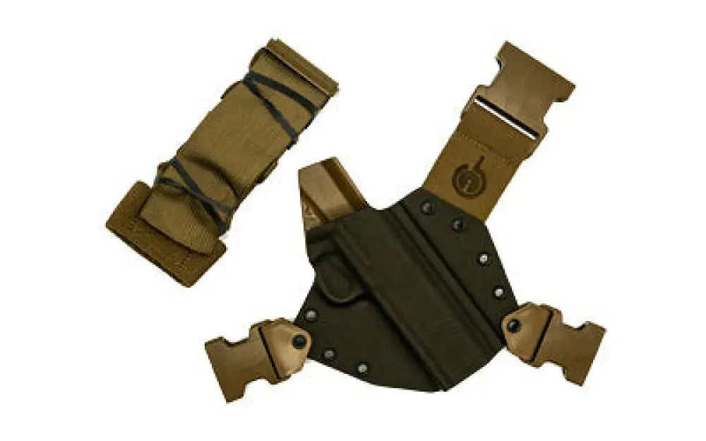 Gfi Kenai Right Hand 1911 W/rail Oe Gry/coy Buy at Faith and Freedom Outdoors - Holsters - Chest Holster