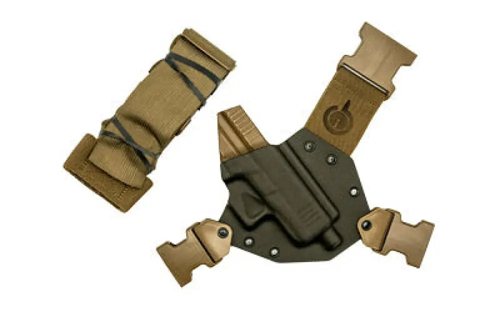 Gfi Kenai Right Hand for Glock 43x Gray/coy Buy at Faith and Freedom Outdoors - Holsters - Chest Holster
