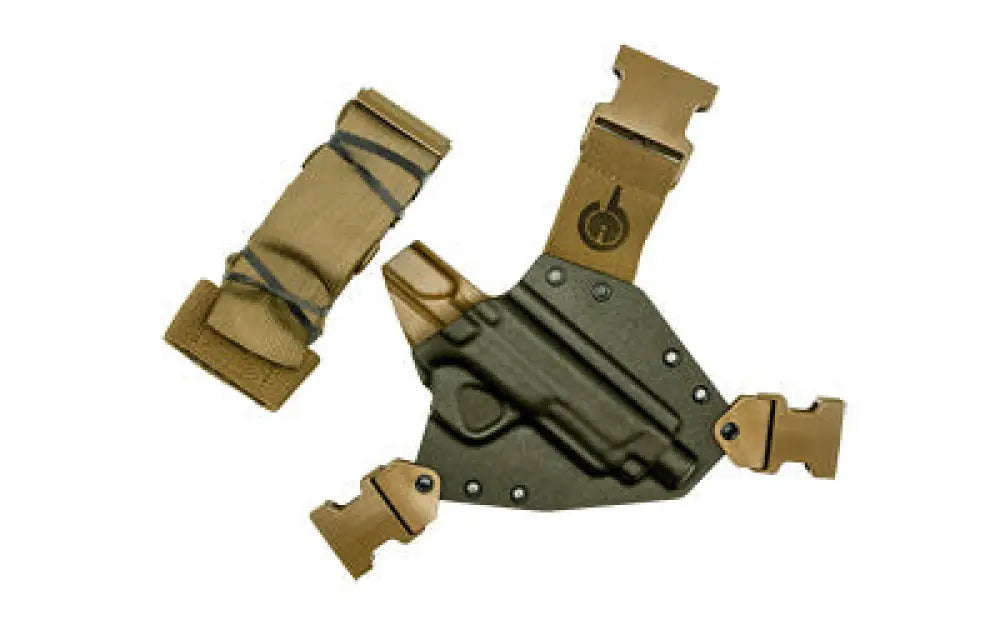 Gfi Kenai Right Hand S&w M&p 45/10mm Gry/coy Buy at Faith and Freedom Outdoors - Holsters - Chest Holster
