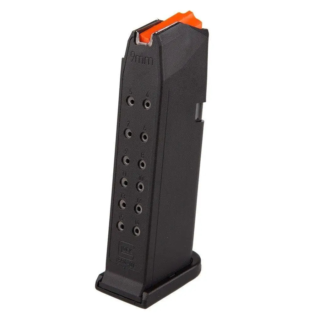 Glock Handgun Magazines Gen5 Factory Magazine for G19 G26 9mm Luger 15/rd Pkg Buy at Faith and Freedom Outdoors