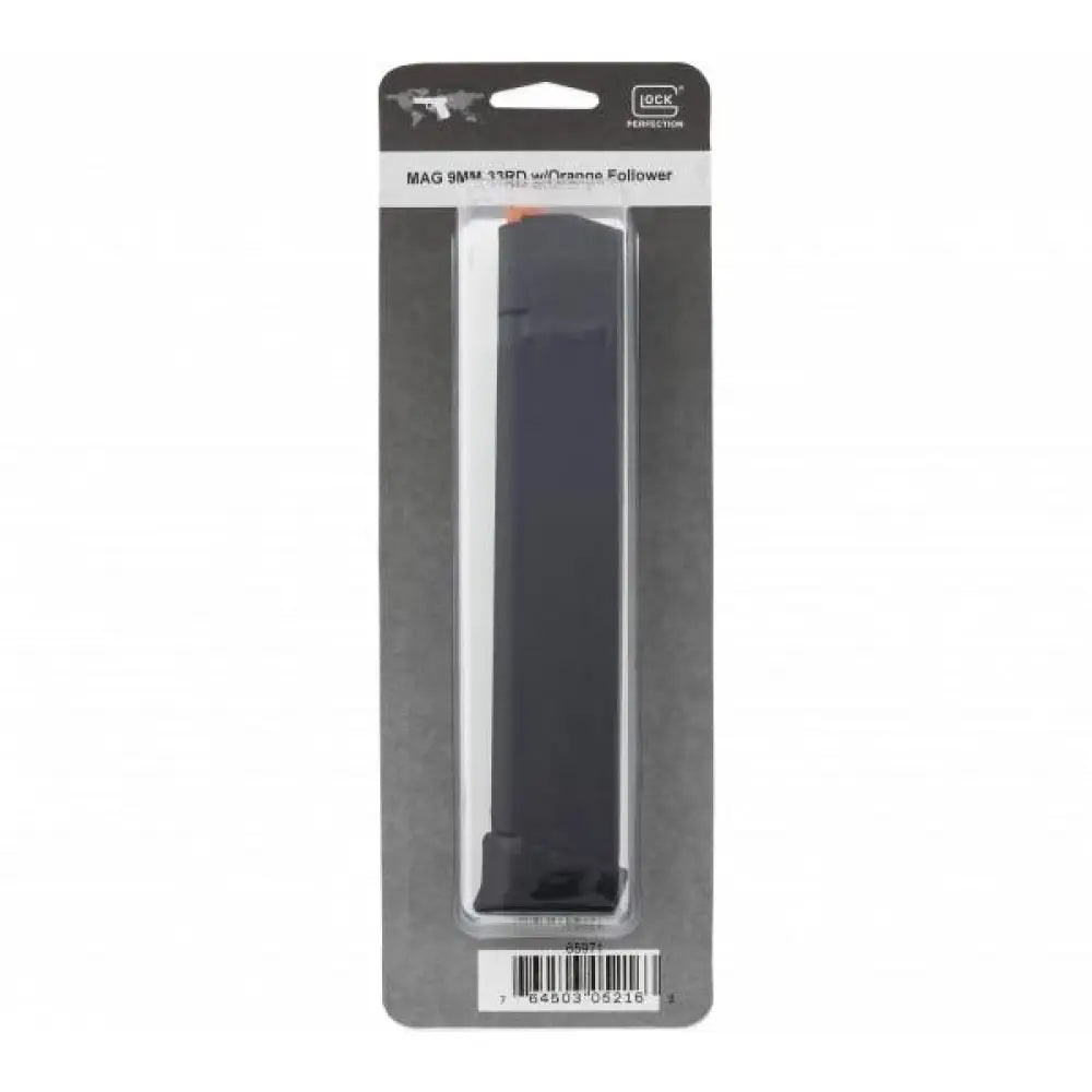 Glock Handgun Magazines Magazine for 17/34 Orange Follower 9mm Luger 33 Round Packaged Buy at Faith and Freedom Outdoors
