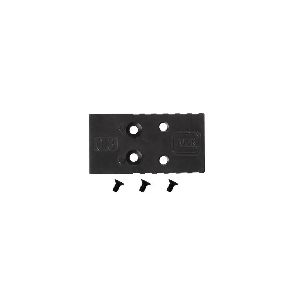 Glock Red Dot Sight Mounts & Adapters Mos Adapter Plate 03 Set for 17/19/45/47/34 Buy at Faith and Freedom Outdoors