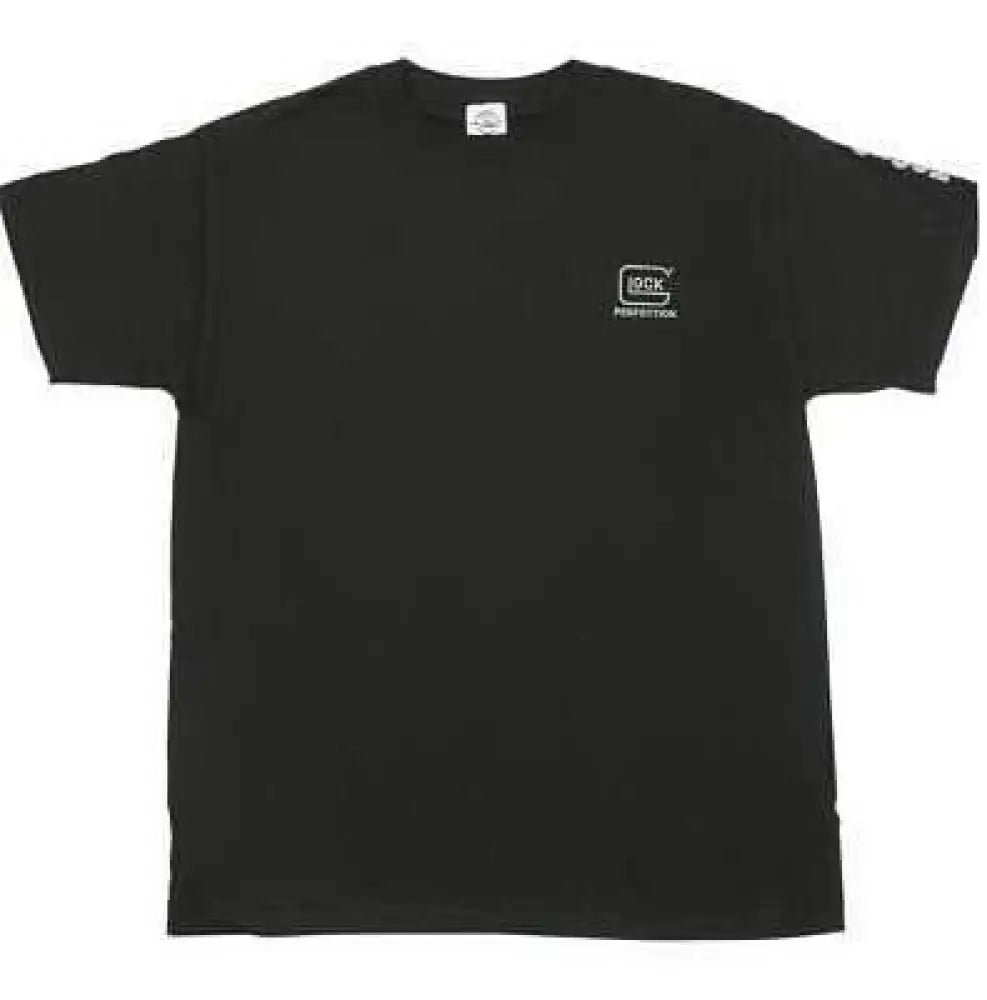 Glock Short Sleeve Shirts Factory T-shirt Black with Silver Logo - 2xl Buy at Faith and Freedom Outdoors